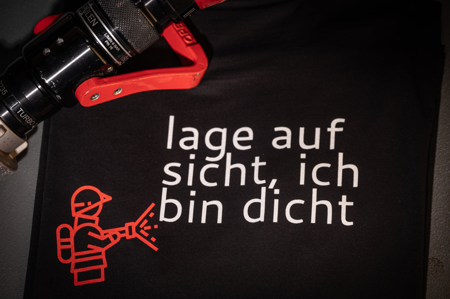 T-Shirt lage auf Sicht